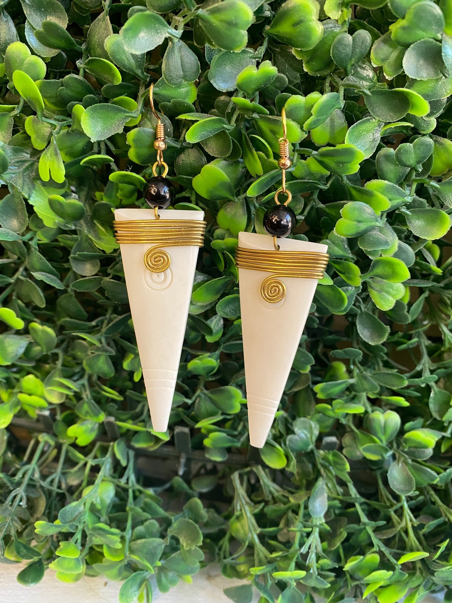 Nubian Triangle earrings